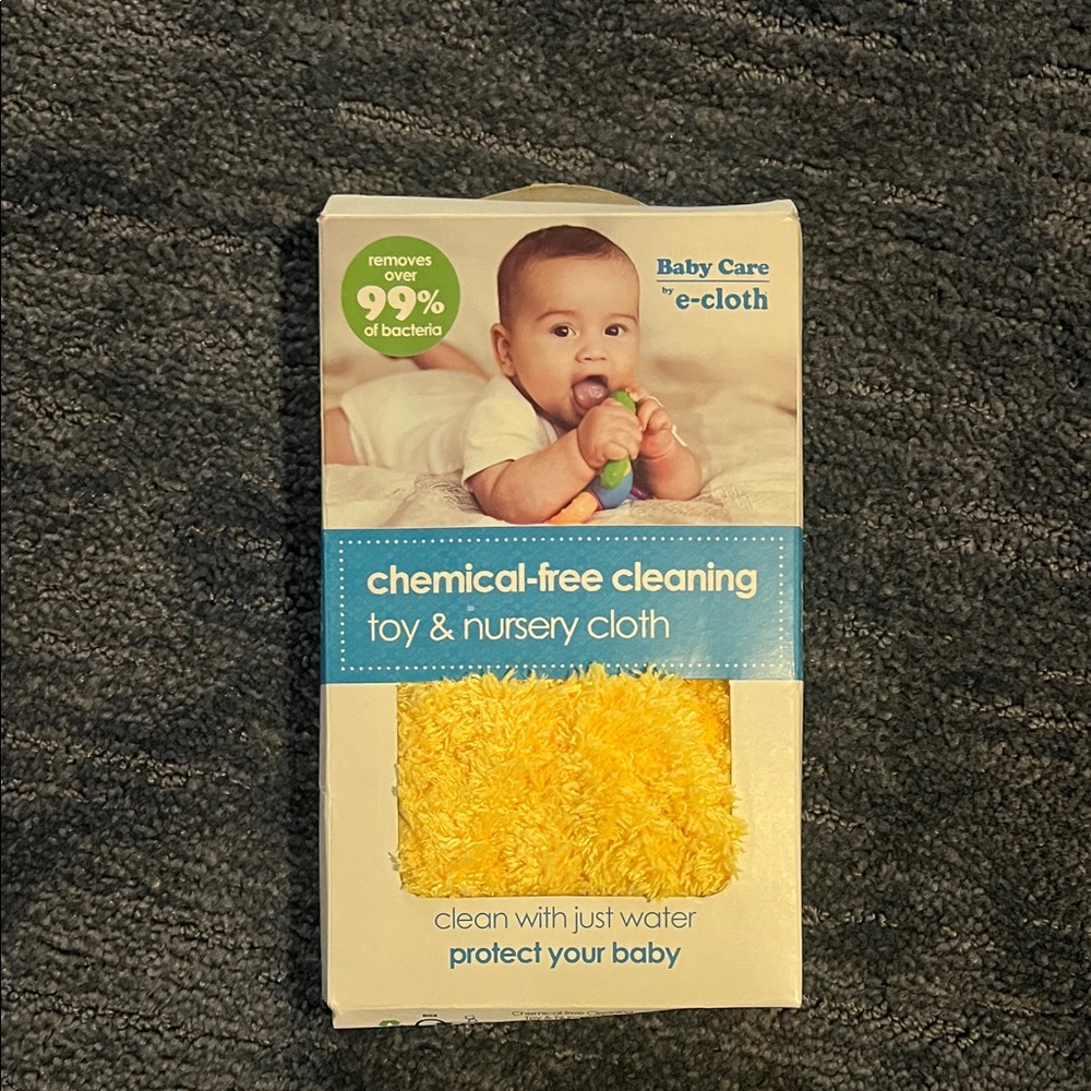 Baby Care Toy & Nursery Cleaning Cloth - Yellow